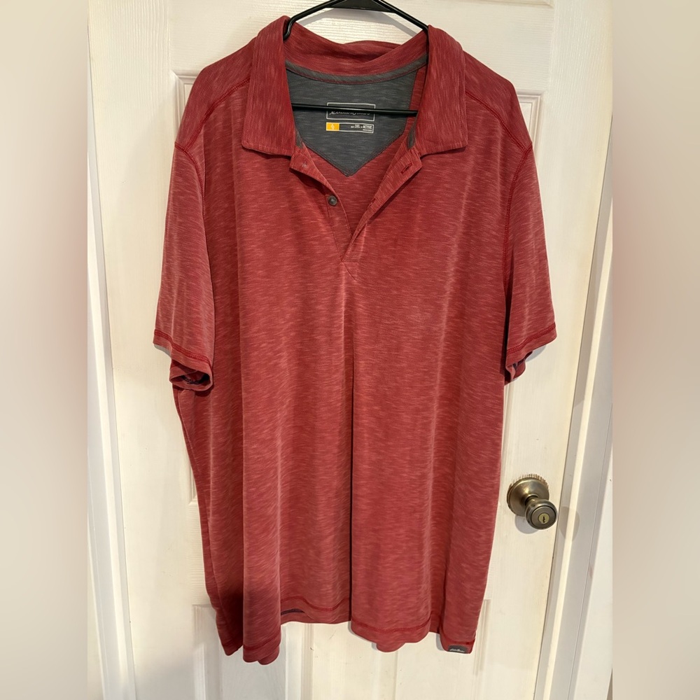 Eddie Bauer Maroon Polo Shirt